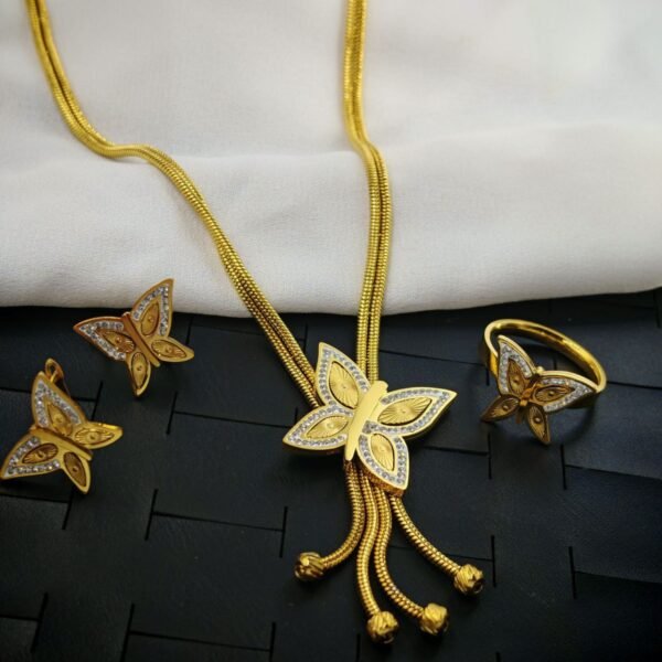 Parure Papillon Cristal