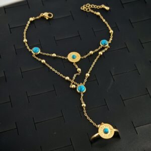 Gourmette Œil Bleu
