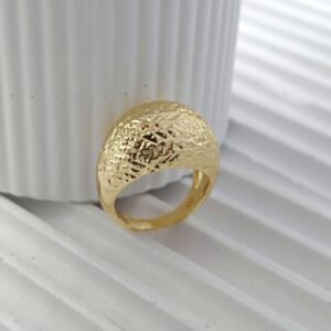Bague Dôme Texturé