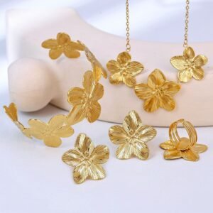 Parure floralle algerien, bijouterie algerienne, bijou alger oran