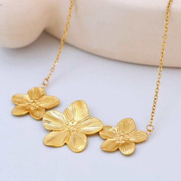 Parure Fleurs Sculptées – Image 2