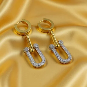 Boucle d'Oreille Dorées