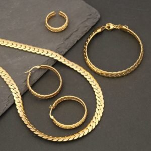 Parure Sbika Dorée 4 Pièces