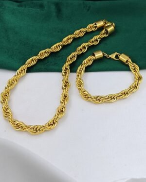 Parure Krifcha Corde Dorée