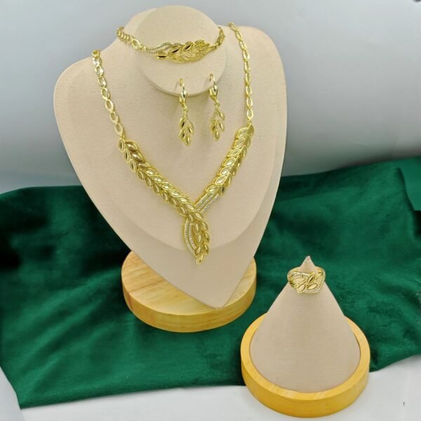 Parure Prestige Feuillage 4psc