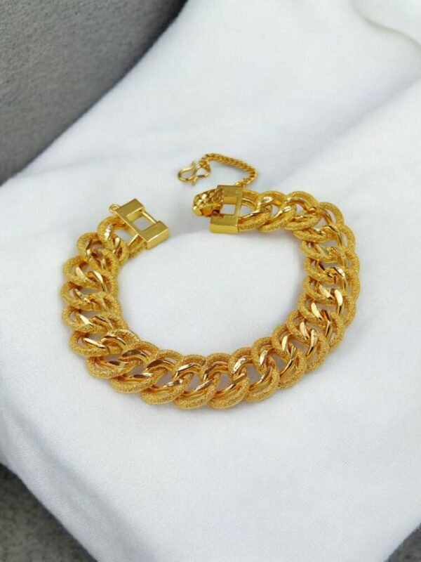 Bracelet Gourmette Américaine Dorée