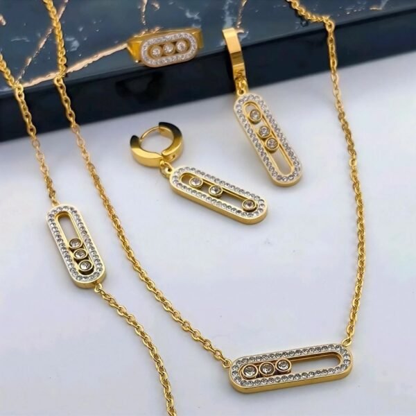 Parure Mesika Strass 4 Pièces – Image 2
