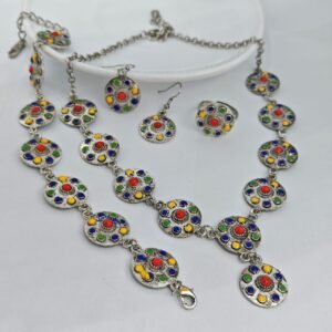 Parure Amazigh Ronde 4 Pièces